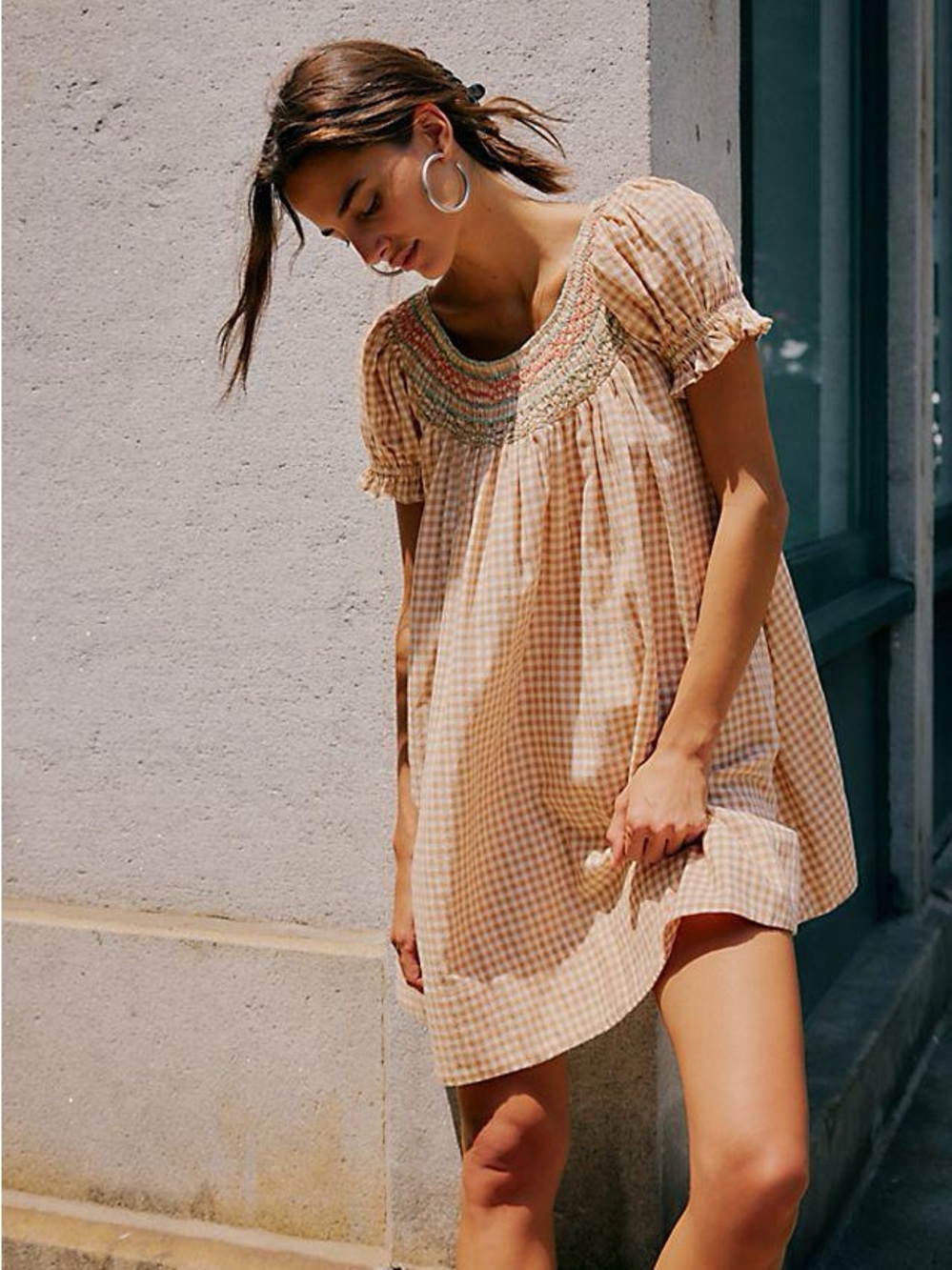 Free People Poet Mini Dress. Sz small